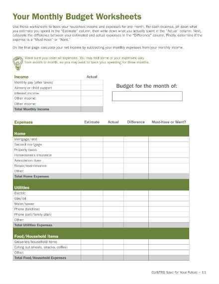 home-monthly-budget-worksheet