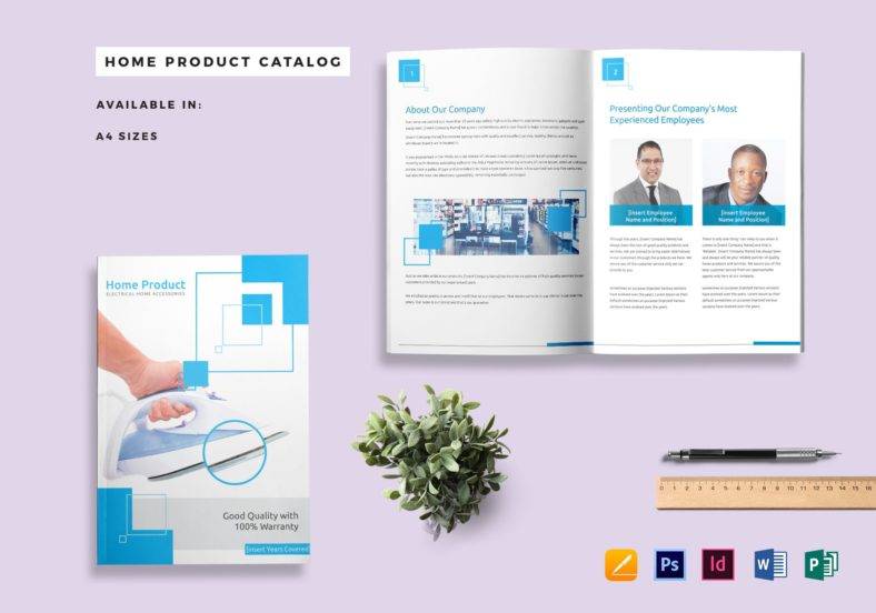 home product catalog template 788x552