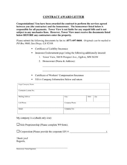 homeowner-awarding-contract-letter-example