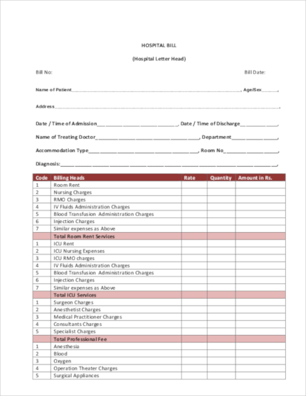 hospital-bills-form-fill-online-printable-fillable-blank-fill-free