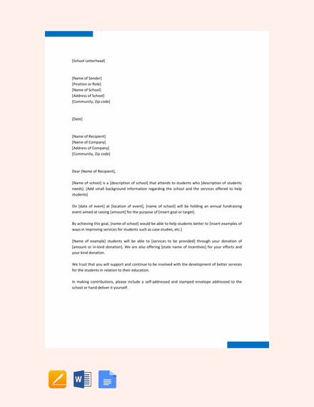 32 Examples Of Sponsorship Letters Word PDF Google Docs