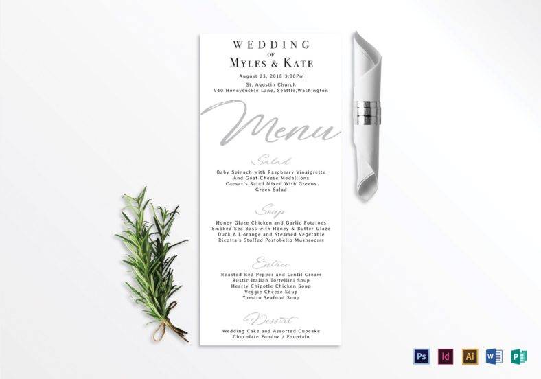 minimalist wedding menu card template 788x