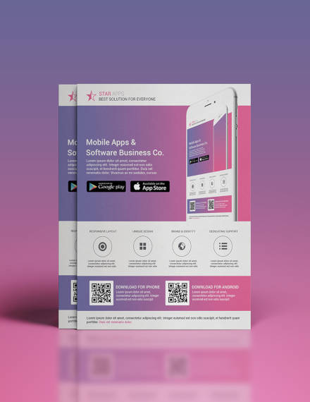 mobile-app-promotion-flyer
