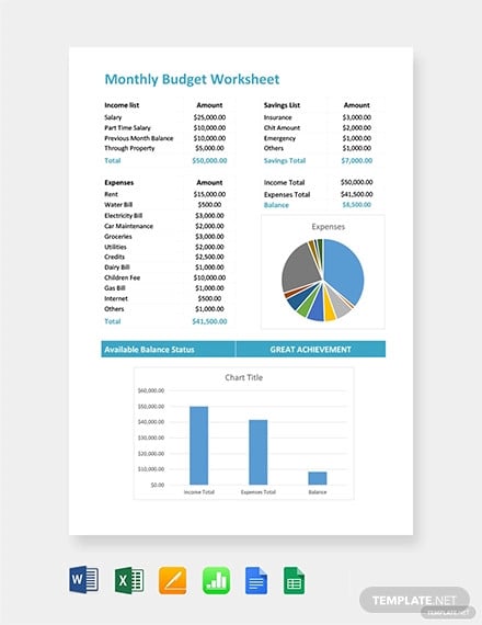 monthly-budget-worksheet-template