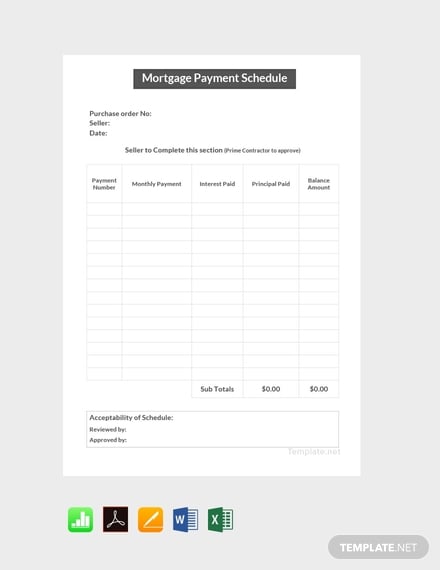 mortgage-payment-schedule