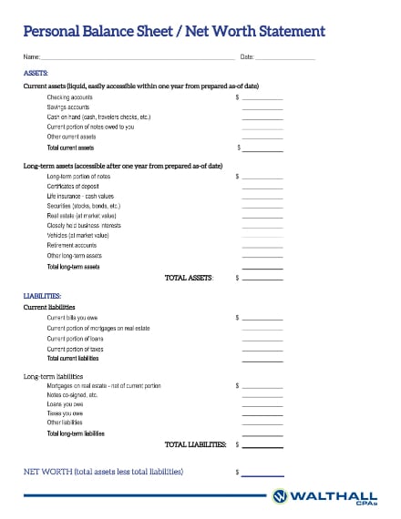 12+ Monthly Balance Sheet Templates | Free & Premium Templates