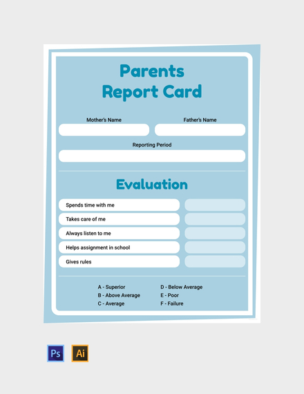 parents-report-card