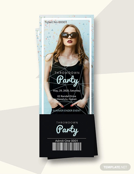party-admission-ticket-template