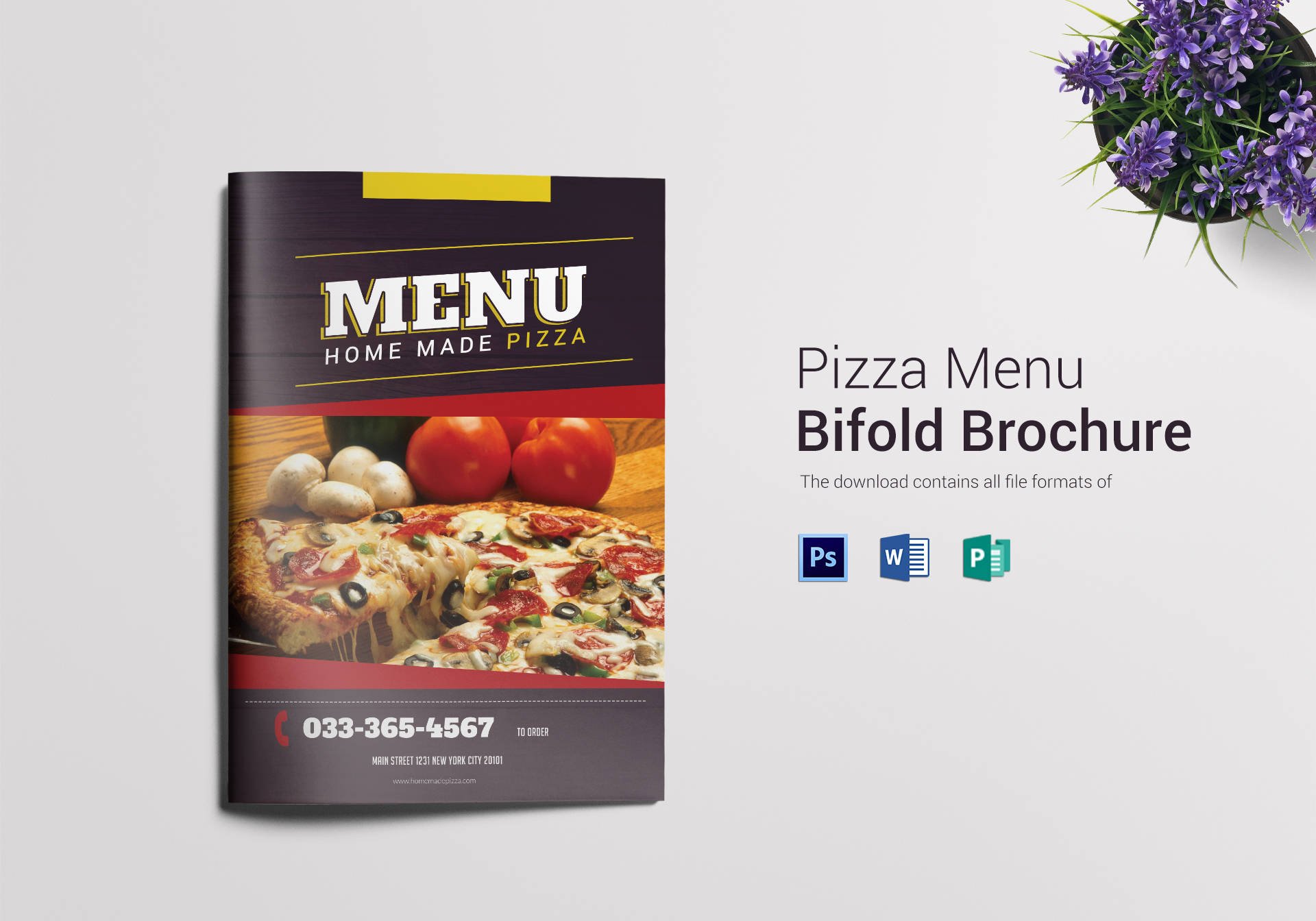 pizza-menu-bifold-template