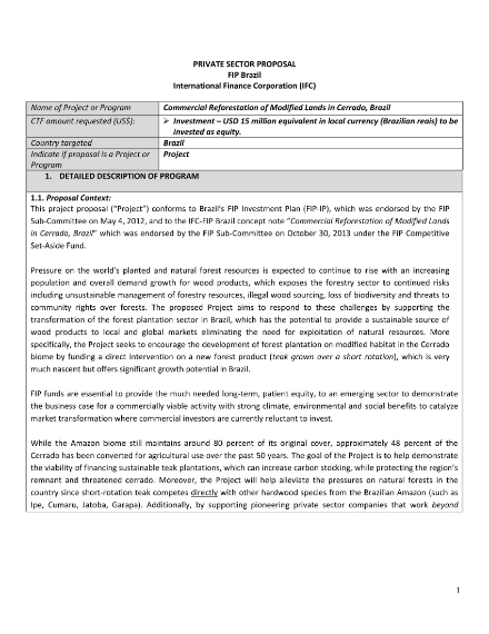 Investor Proposal Template