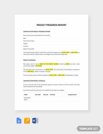 project-progress-report