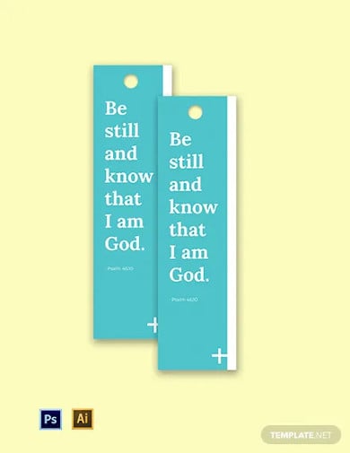 religious bookmark template