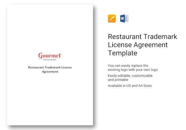 restaurant-trademark-license-agreement-template