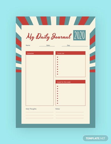 travel journal template google docs