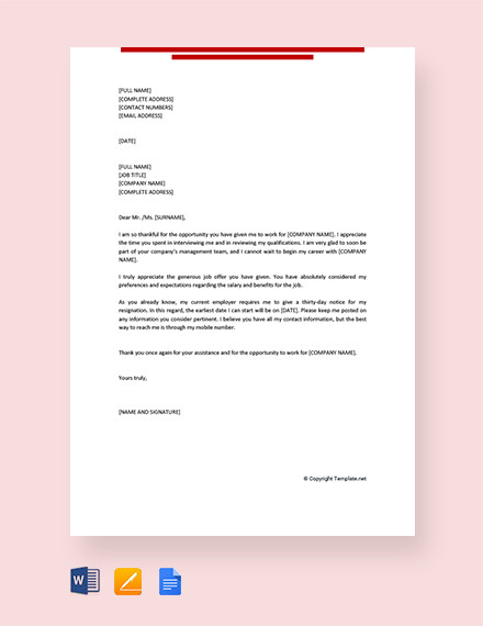 10+ Thank You Letter to Recruiter - PDF, DOC