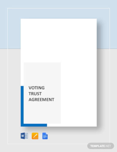 voting-trust-agreement-template