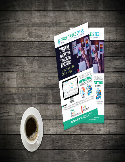 digital marketing flyer template