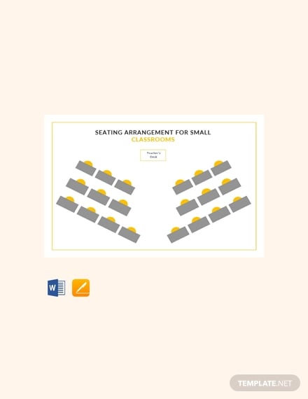 ree seating arrangements for small classrooms template