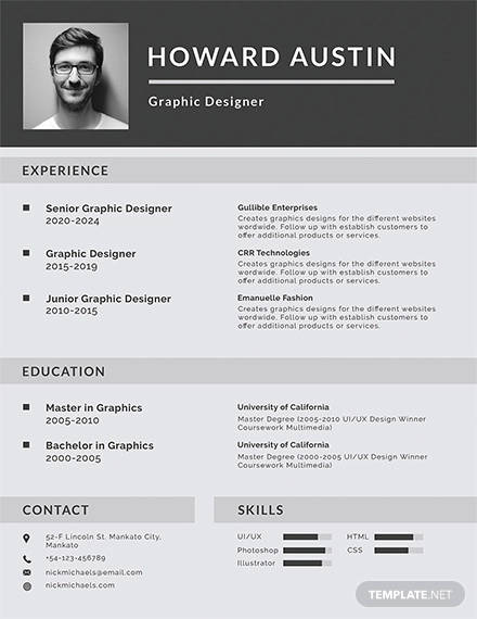 11+ Resume Templates in Apple Pages