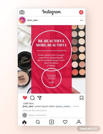 beauty-instagram-ad-template
