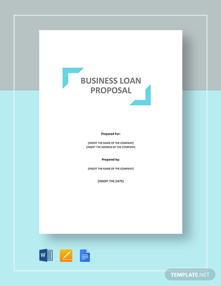 6+ Loan Proposal Templates in PDF | MS Word | Pages ...