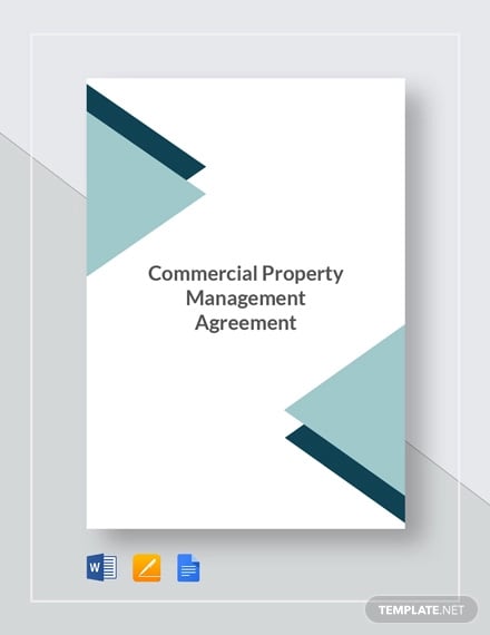 commercial property management agreement template