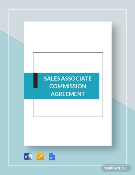 12+ Commission Agreement Templates - Word, PDF, Apple Pages