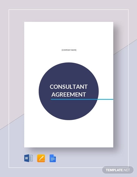 consultant agreement template