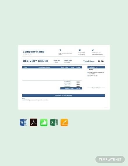 delivery-order-template