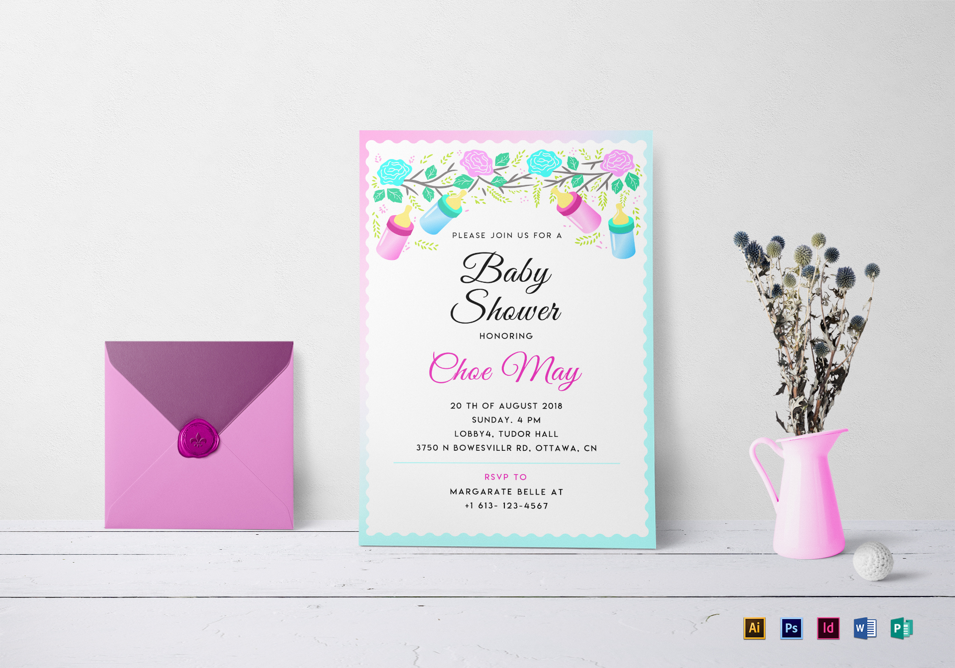 10 Classic Baby Shower Invitation Templates