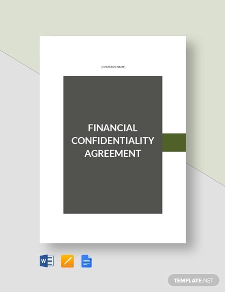financial-confidentiality-agreement-template