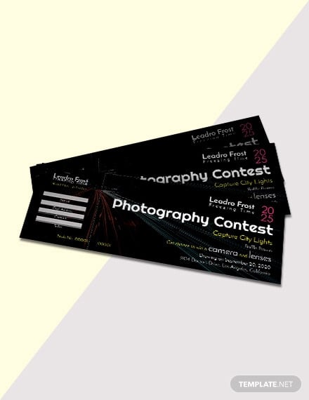 free-photography-raffle-ticket-template