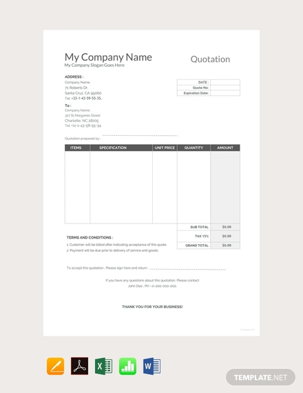 free simple quotation template 440x570 1