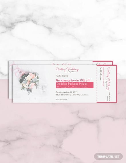 free-wedding-raffle-ticket-template