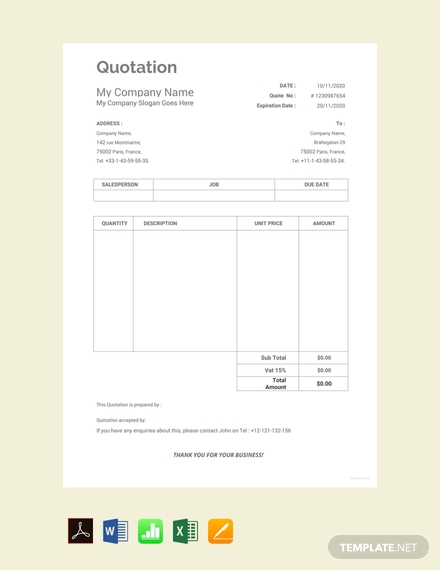 free work quotation template 440x570