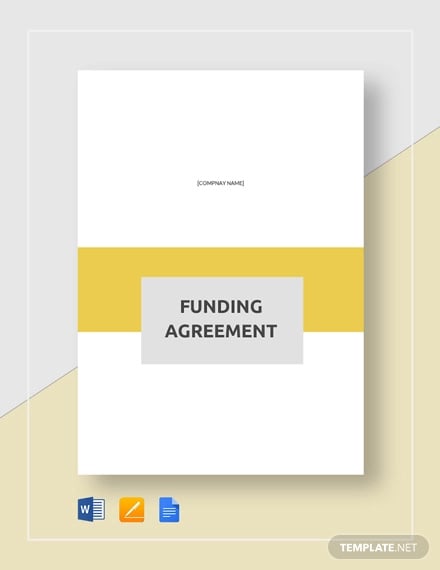 funding agreement template