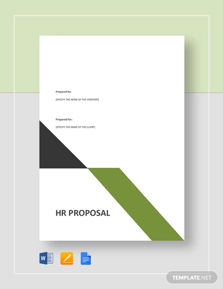 11+ FREE HR Proposal Templates - Word, PDF, Apple Pages