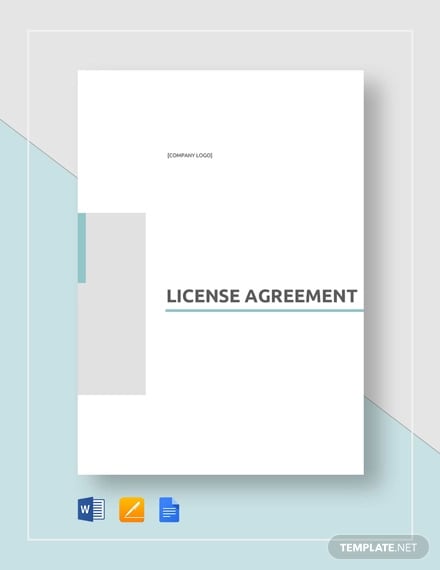 license agreement template