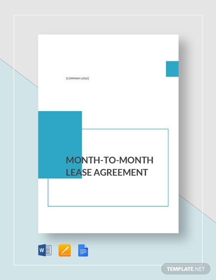 month to month lease agreement