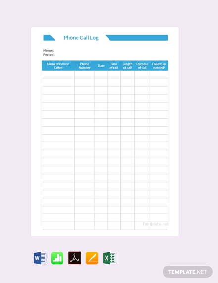 phone-call-log-form-template