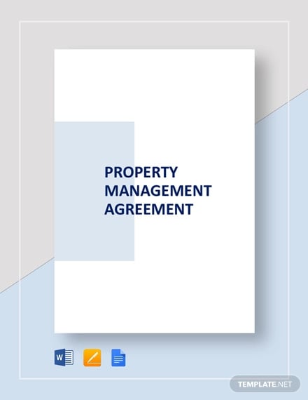 property management agreement template