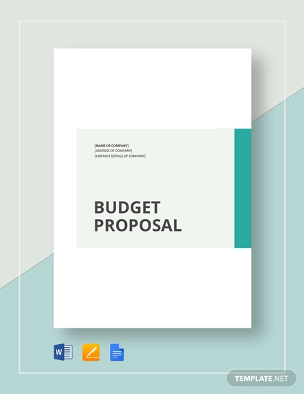 16+ Budget Proposal Templates - PDF, DOC, Apple Pages, Google Docs ...