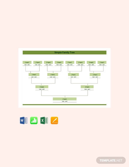 simple family tree template