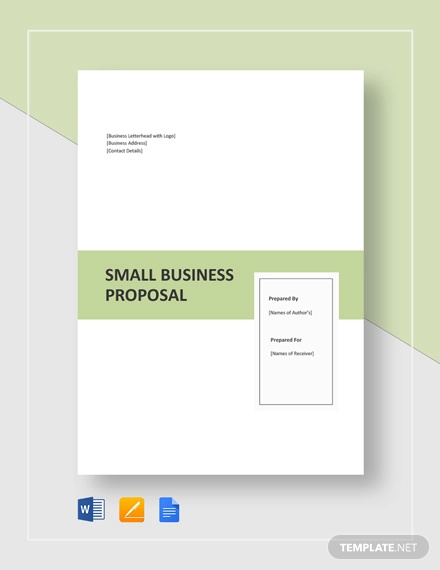 21 Small Business Proposal Templates Samples DOC PDF