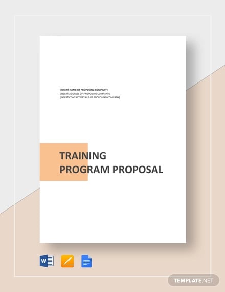 training-project-proposal-template