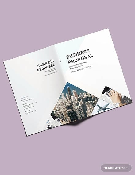 travel business proposal template