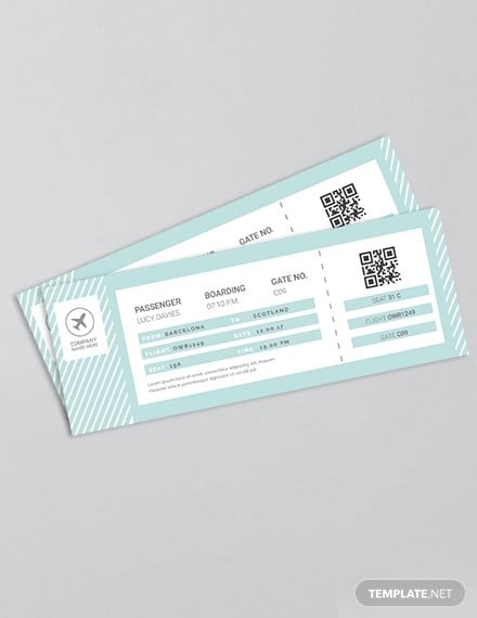travel-ticket-template