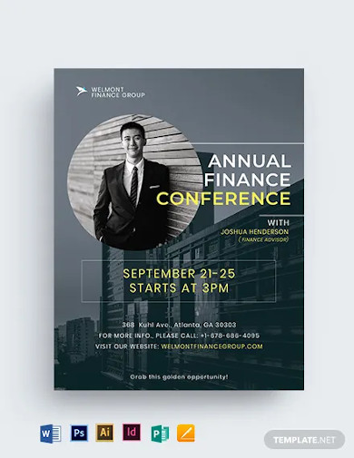 annual conference flyer template