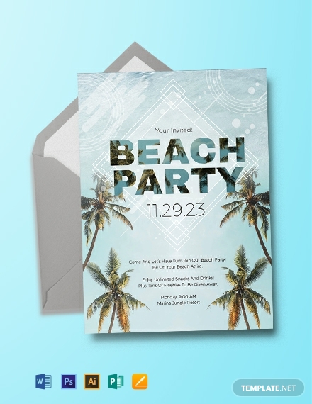 beach-birthday-party-invitation-template