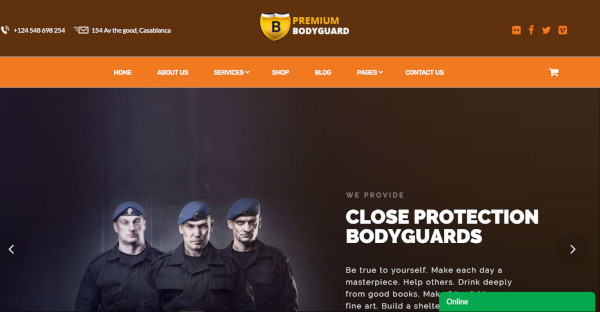 bodyguard – cctv and security wordpress theme
